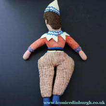 Load image into Gallery viewer, 1940s Vintage Norah Wellings Style Doll: Strange Clown or Pierrot Design - Vintage Dolls
