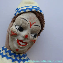 Load image into Gallery viewer, 1940s Vintage Norah Wellings Style Doll: Strange Clown or Pierrot Design - Vintage Dolls
