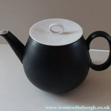 Load image into Gallery viewer, 1949 Porcelian "Tea for Two" Tea Set. "Charcoal" Design by Raymond Loewy for Rosenthal
