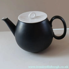 Load image into Gallery viewer, 1949 Porcelian "Tea for Two" Tea Set. "Charcoal" Design by Raymond Loewy for Rosenthal
