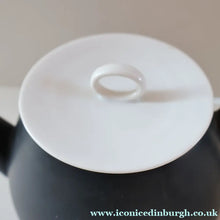 Load image into Gallery viewer, 1949 Porcelian "Tea for Two" Tea Set. "Charcoal" Design by Raymond Loewy for Rosenthal
