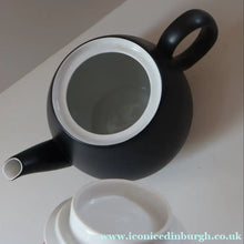Load image into Gallery viewer, 1949 Porcelian "Tea for Two" Tea Set. "Charcoal" Design by Raymond Loewy for Rosenthal
