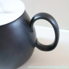 Load image into Gallery viewer, 1949 Porcelian "Tea for Two" Tea Set. "Charcoal" Design by Raymond Loewy for Rosenthal
