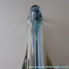 Load image into Gallery viewer, Czech Sklo LARGE 1950s RHAPSODY Glass Vase. Designed by Frantisek Zemek
