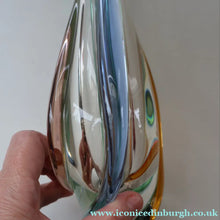 Load image into Gallery viewer, Czech Sklo LARGE 1950s RHAPSODY Glass Vase. Designed by Frantisek Zemek
