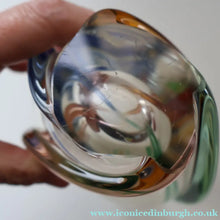 Load image into Gallery viewer, Czech Sklo LARGE 1950s RHAPSODY Glass Vase. Designed by Frantisek Zemek
