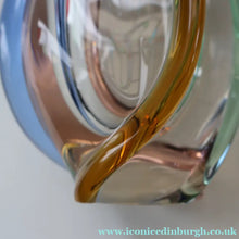 Load image into Gallery viewer, Czech Sklo LARGE 1950s RHAPSODY Glass Vase. Designed by Frantisek Zemek
