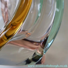 Load image into Gallery viewer, Czech Sklo LARGE 1950s RHAPSODY Glass Vase. Designed by Frantisek Zemek

