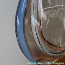 Load image into Gallery viewer, Czech Sklo LARGE 1950s RHAPSODY Glass Vase. Designed by Frantisek Zemek

