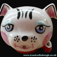 Load image into Gallery viewer, 1950s / 1960s ARTHUR WOOD Wall Hanging or String Dispenser. In the Shape of the Head of a Stylised Dog
