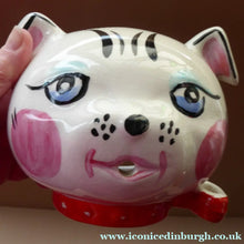 Load image into Gallery viewer, 1950s / 1960s ARTHUR WOOD Wall Hanging or String Dispenser. In the Shape of the Head of a Stylised Dog
