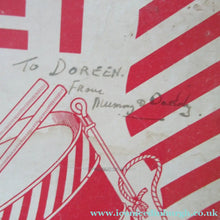 Load image into Gallery viewer, Vintage 1950s ACME Child's Toy Tin CADET Drum with Original Card Box
