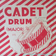 Load image into Gallery viewer, Vintage 1950s ACME Child's Toy Tin CADET Drum with Original Card Box
