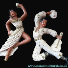 Load image into Gallery viewer, 1950s American Universal Statuary Company Wall Plaques Dancing Figures
