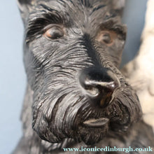 Load image into Gallery viewer, Vintage 1950s BLACK &amp; WHITE Scotch Whisky Scottie Dogs Bar Top Advertising Figure
