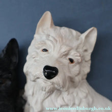 Load image into Gallery viewer, Vintage 1950s BLACK &amp; WHITE Scotch Whisky Scottie Dogs Bar Top Advertising Figure
