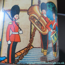 Load image into Gallery viewer, 1950s Box of Printed Card Toy Soldiers with Wooden Stands. MASCOT
