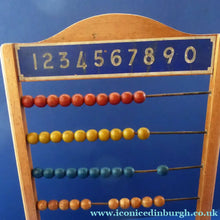 Load image into Gallery viewer, Vintage 1950s CHAD VALLEY Abacus - Wooden Frame and Beads. Free Standing. Great Display Piece
