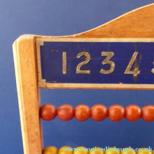 Load image into Gallery viewer, Vintage 1950s CHAD VALLEY Abacus - Wooden Frame and Beads. Free Standing. Great Display Piece
