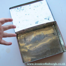 Load image into Gallery viewer, 1950s Cadbury's Biscuits Christmas Advertising Tin
