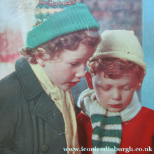 Load image into Gallery viewer, 1950s Cadbury's Biscuits Christmas Advertising Tin
