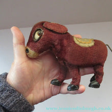 Load image into Gallery viewer, 1950s Alps Japan Clockwork Tinplate Wind Up Donkey
