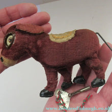 Load image into Gallery viewer, 1950s Alps Japan Clockwork Tinplate Wind Up Donkey
