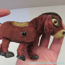 Load image into Gallery viewer, 1950s Alps Japan Clockwork Tinplate Wind Up Donkey
