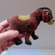 Load image into Gallery viewer, 1950s Alps Japan Clockwork Tinplate Wind Up Donkey
