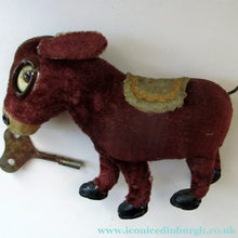 Load image into Gallery viewer, 1950s Alps Japan Clockwork Tinplate Wind Up Donkey
