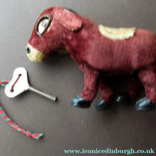 Load image into Gallery viewer, 1950s Alps Japan Clockwork Tinplate Wind Up Donkey
