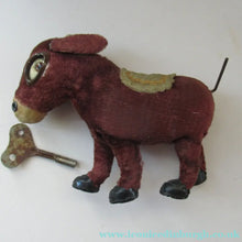Load image into Gallery viewer, 1950s Alps Japan Clockwork Tinplate Wind Up Donkey
