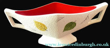 Load image into Gallery viewer, 1950s Crown Devon Amorphic Abstract Red and White Vase
