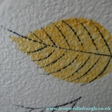 Load image into Gallery viewer, 1950s Crown Devon Amorphic Abstract Red and White Vase Autumn Leaves
