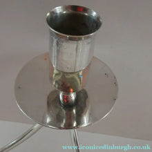 Load image into Gallery viewer, 1950s Vintage Danish Modernist Silver Plate Candelabra. Designed by Einar Dragsted
