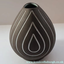Load image into Gallery viewer, (A) 1950s DANISH Sgrafitto Vase. Designed by Helge Osterberg
