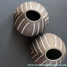 Load image into Gallery viewer, (A) 1950s DANISH Sgrafitto Vase. Designed by Helge Osterberg
