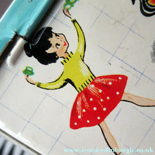 Load image into Gallery viewer, Delightful PAIR of Little Original 1950s Sweetie or Toffee Tins
