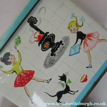 Load image into Gallery viewer, Delightful PAIR of Little Original 1950s Sweetie or Toffee Tins
