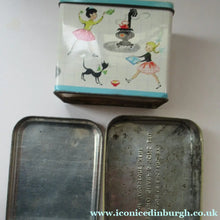 Load image into Gallery viewer, Delightful PAIR of Little Original 1950s Sweetie or Toffee Tins

