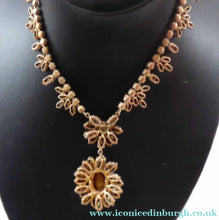 Load image into Gallery viewer, 1950s Vintage Hollywood Style Diamante Faux Sapphire Necklace
