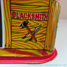 Load image into Gallery viewer, 1950s Blacksmith Bear Battery Tinplate Toy A1 Japanese

