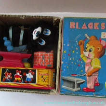 Load image into Gallery viewer, 1950s Blacksmith Bear Battery Tinplate Toy A1 Japanese
