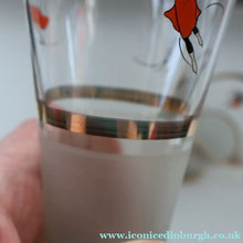 Load image into Gallery viewer, 1950s. Set of FIVE Good Quality Tall Schooners or Beer Glasses with Skaters
