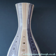 Load image into Gallery viewer, TALL 1950s Freeform Poole Bottle Vase by Alfred Rhead (PLC Pattern; 694 Shape). 14 1/4 inches
