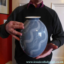 Load image into Gallery viewer, LARGE Vintage 1950s German SCHRAMBERG Vase. WINDSOR
