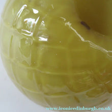 Load image into Gallery viewer, 1950s Glass Ball Candlestick, probably Swedish. Retailed by Wuidart Glass
