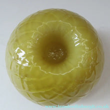 Load image into Gallery viewer, 1950s Glass Ball Candlestick, probably Swedish. Retailed by Wuidart Glass
