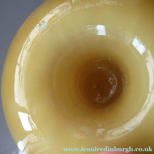 Load image into Gallery viewer, 1950s Glass Ball Candlestick, probably Swedish. Retailed by Wuidart Glass
