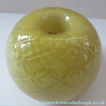 Load image into Gallery viewer, 1950s Glass Ball Candlestick, probably Swedish. Retailed by Wuidart Glass

